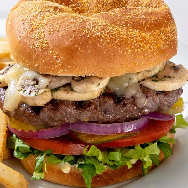 Mushroom Swiss Burger